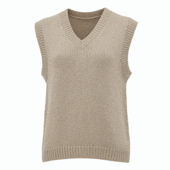 Design Fashion Sweater Vest Vintage Camisole Sleeveless Knit Vest Casual tank Top Knitted Sweater Vest