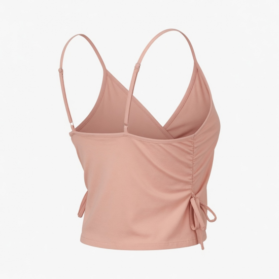 New Solid Color Summer Wrap Chest All-match Bottoming Shirt Cropped tank Top
