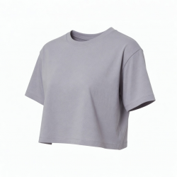 Cropped Tshirts for Crop Tops for Loose Yoga Wear Short Sleeves Clothing Fitness Tops