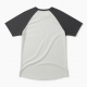 Casual Short Sleeve T Shirts Crewneck Raglan Tees Side Split Summer Tunic Tops