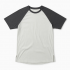 Casual Short Sleeve T Shirts Crewneck Raglan Tees Side Split Summer Tunic Tops