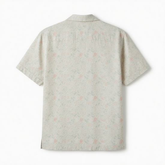 Summer Fashion Short Style Printing Blank Short Sleeve Shirts