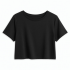 Casual Summer Crop Top Solid Short Sleeve Workout Crop Blouse Tee T-Shirt Print Plus Size Tee