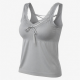 Lace Splicing Neckline Silver Ribbon Seamless tank Top Backless Tops Bra for Full Cup