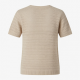 Solid Breathable Crocheted Casual T-shirt New Summer Short-sleeved Round-neck Top